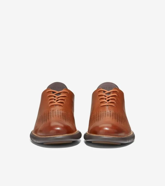 Men Oxfords Cole Haan 2ZERGRAND Laser Wingtip Oxfords British Tanjava