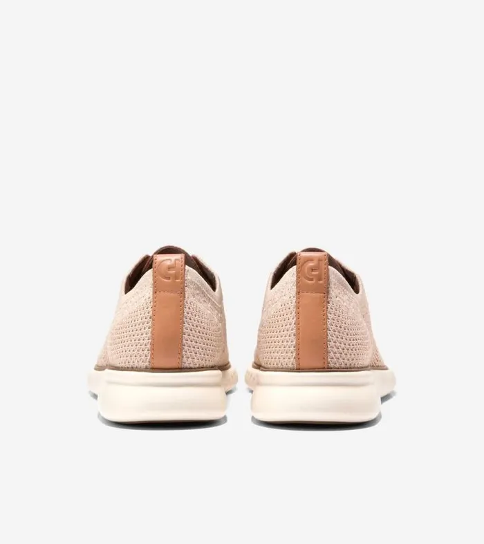 Men Oxfords Cole Haan 2ZERGRAND Stitchlite Oxfords Sand Dollarivory