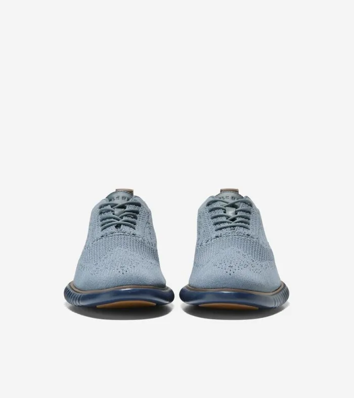 Men Oxfords Cole Haan 2ZERGRAND Stitchlite Oxfords Stormy Weatherblue Wing Teal