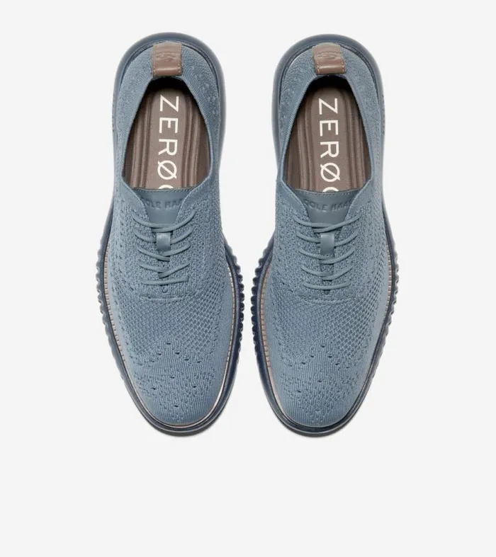 Men Oxfords Cole Haan 2ZERGRAND Stitchlite Oxfords Stormy Weatherblue Wing Teal