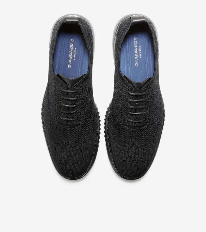 Men Oxfords Cole Haan 2ZERGRAND Stitchlite Wingtip Oxfords Black Stitchlitetrade