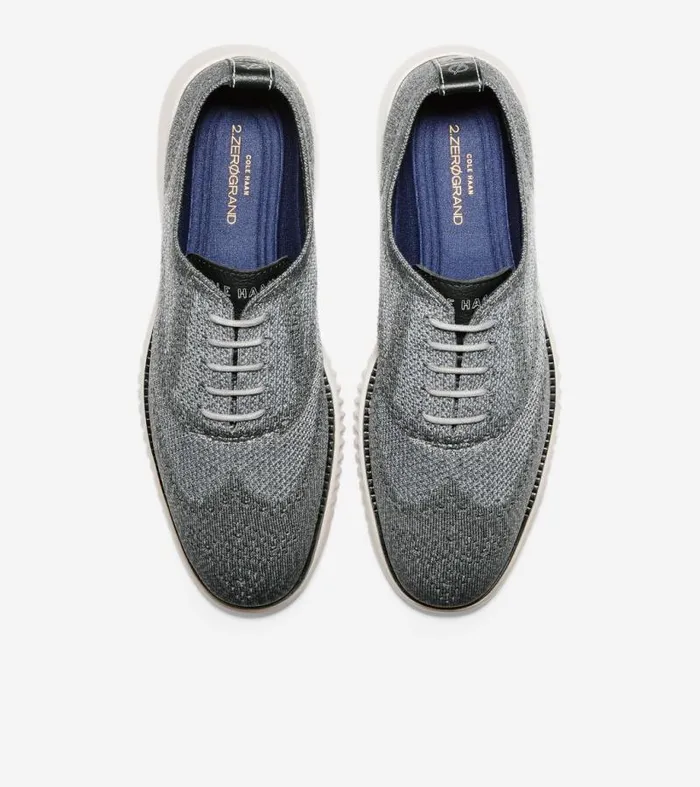 Men Oxfords Cole Haan 2ZERGRAND Stitchlite Wingtip Oxfords Magnetironstone Stitchlitetrade