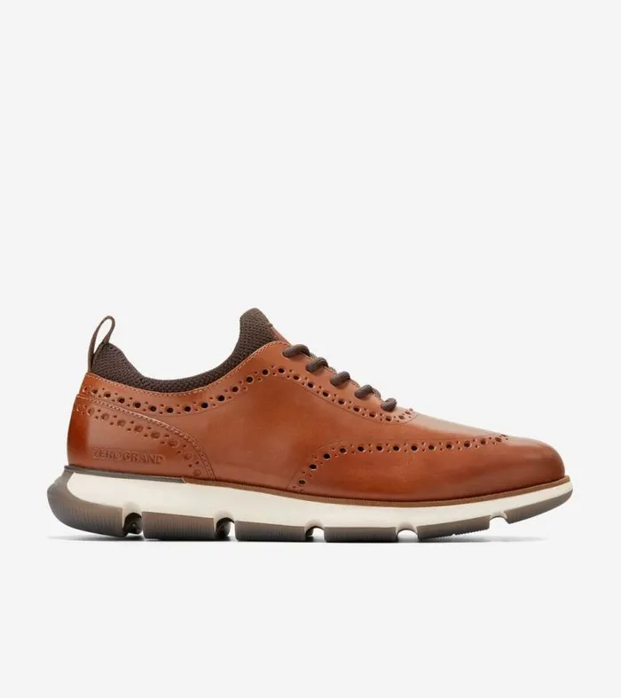Men Oxfords Cole Haan 4ZERGRAND Oxfords Natural Tanivorytornado