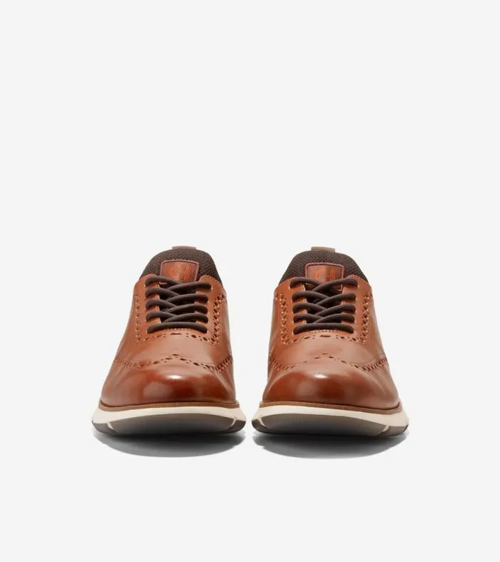 Men Oxfords Cole Haan 4ZERGRAND Oxfords Natural Tanivorytornado