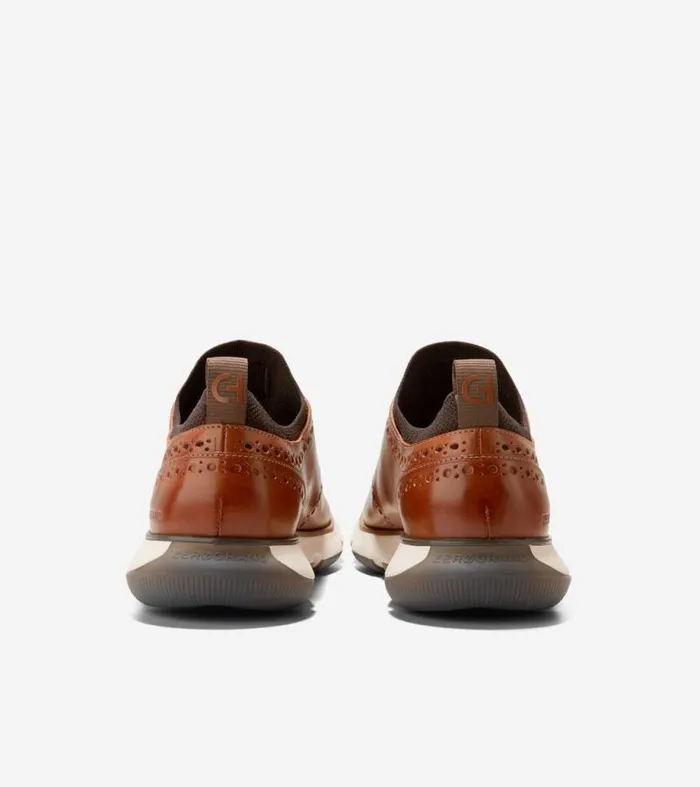 Men Oxfords Cole Haan 4ZERGRAND Oxfords Natural Tanivorytornado