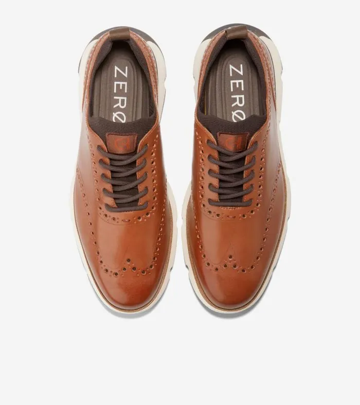 Men Oxfords Cole Haan 4ZERGRAND Oxfords Natural Tanivorytornado