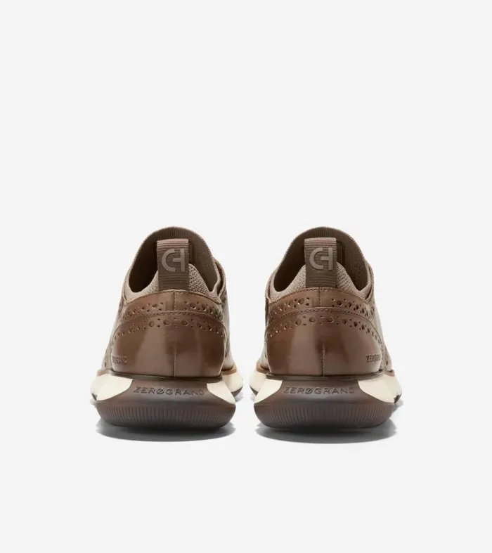 Men Oxfords Cole Haan 4ZERGRAND Oxfords Truffle Brownivoryirish Coffee