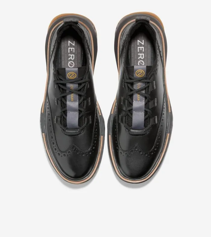 Men Oxfords Cole Haan 5ZERGRAND Wingtip Oxfords Blackpavementstormcloud