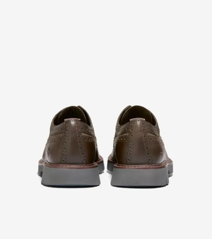 Men Oxfords Cole Haan American Classics Longwing Oxfords Deep Olivemorel