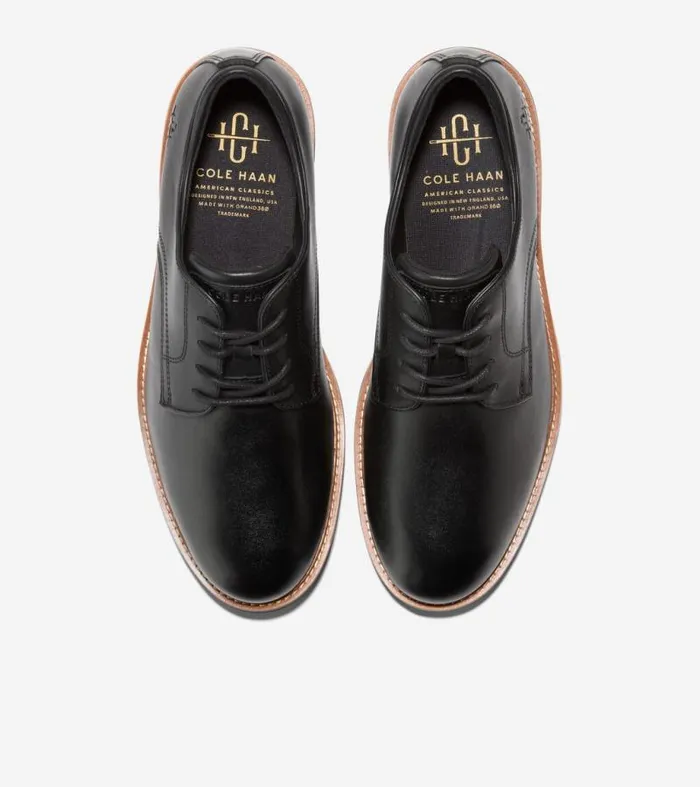 Men Oxfords Cole Haan American Classics Montrose Plain Toe Oxfords Blackdark Chocolate