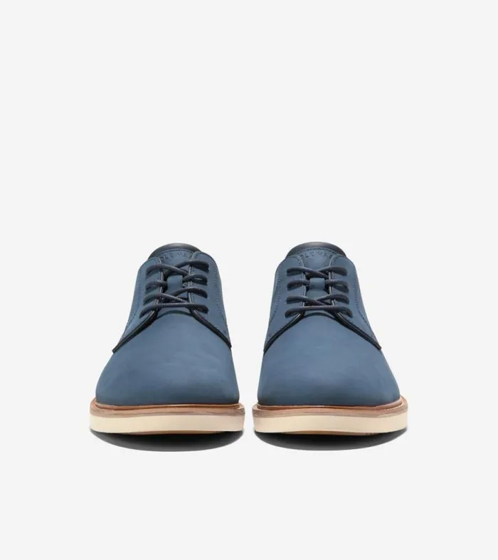 Men Oxfords Cole Haan American Classics Montrose Plain Toe Oxfords Navy Blazer Blueangora