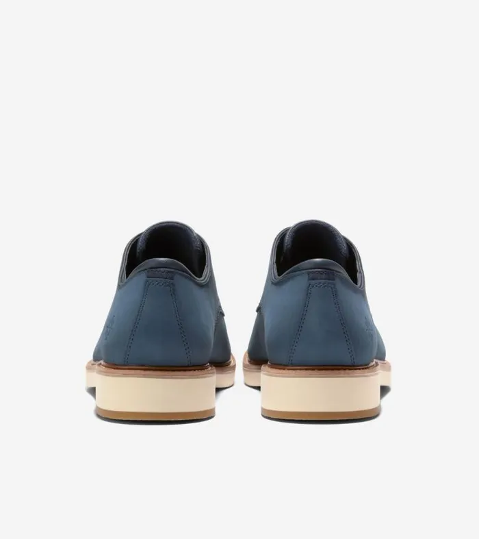 Men Oxfords Cole Haan American Classics Montrose Plain Toe Oxfords Navy Blazer Blueangora