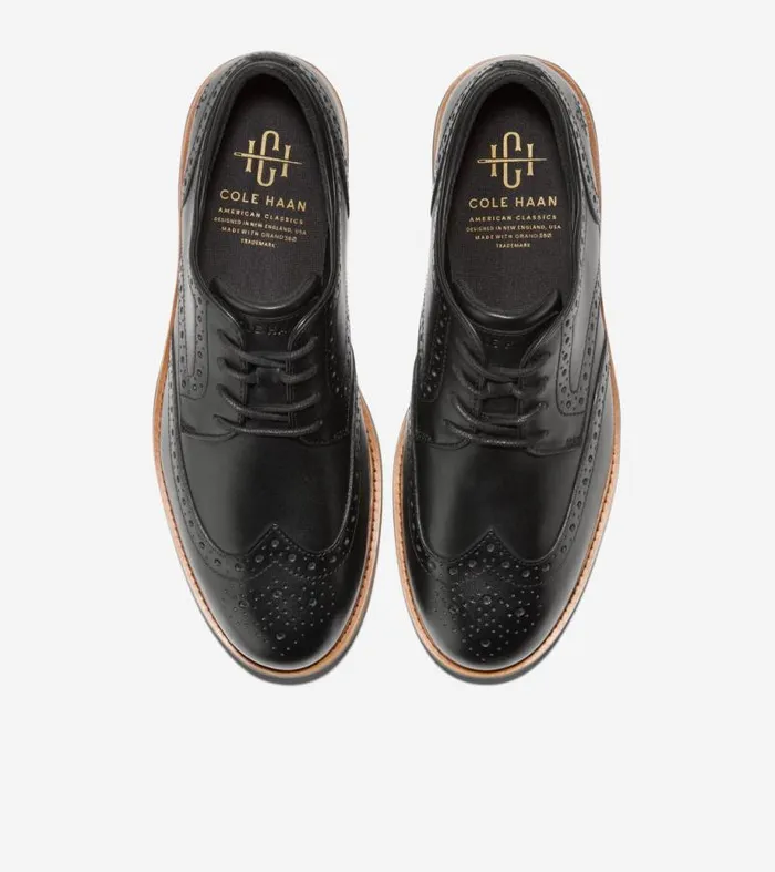 Men Oxfords Cole Haan American Classics Montrose Wingtip Oxfords Black