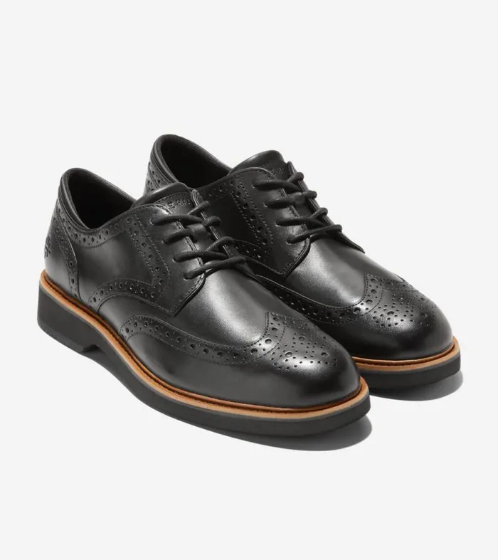 Men Oxfords Cole Haan American Classics Montrose Wingtip Oxfords Black