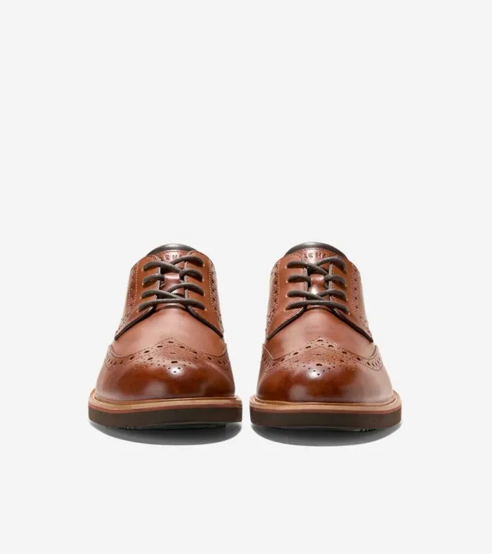 Men Oxfords Cole Haan American Classics Montrose Wingtip Oxfords British Tan
