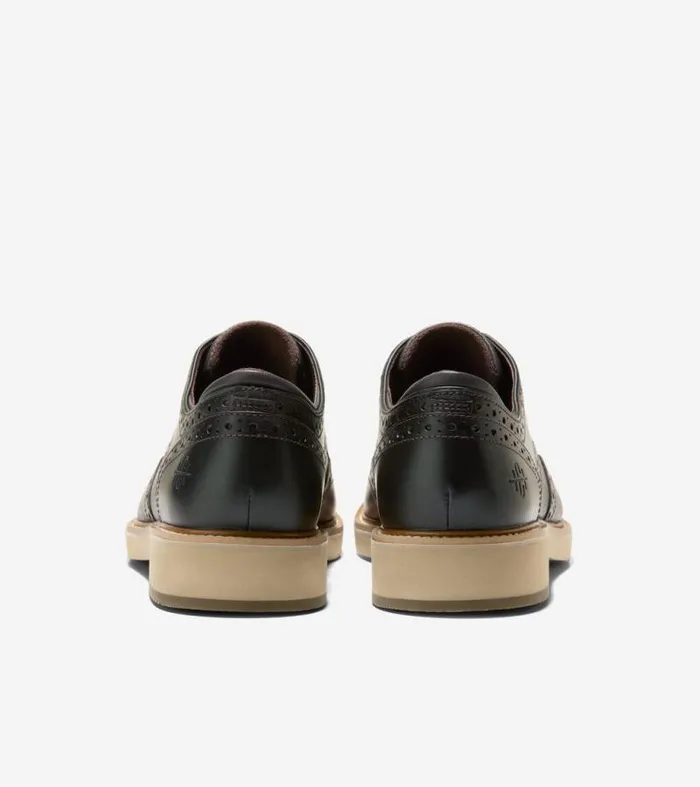 Men Oxfords Cole Haan American Classics Montrose Wingtip Oxfords Dark Chocolate