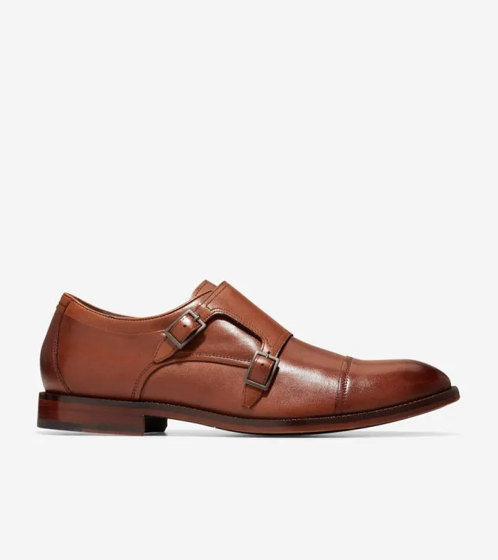 Men Oxfords Cole Haan Harrison Monk Oxfords British Tan