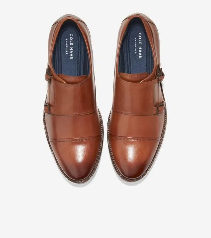 Men Oxfords Cole Haan Harrison Monk Oxfords British Tan