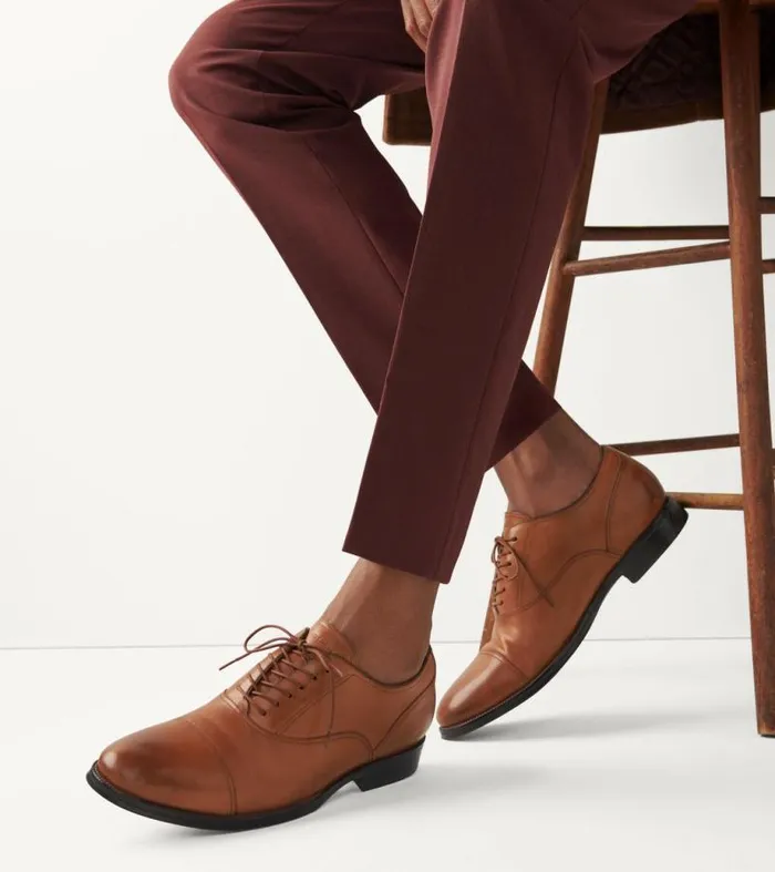 Men Oxfords Cole Haan Modern Classics Cap Toe Oxfords British Tandark Chocolate