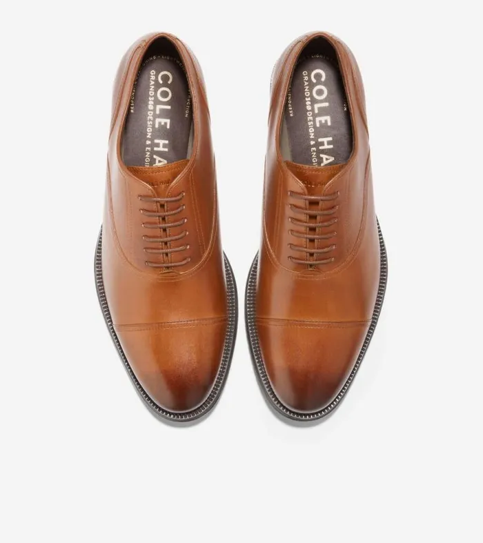 Men Oxfords Cole Haan Modern Classics Cap Toe Oxfords British Tandark Chocolate