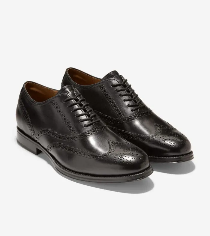 Men Oxfords Cole Haan Modern Classics Wingtip Oxfords Black