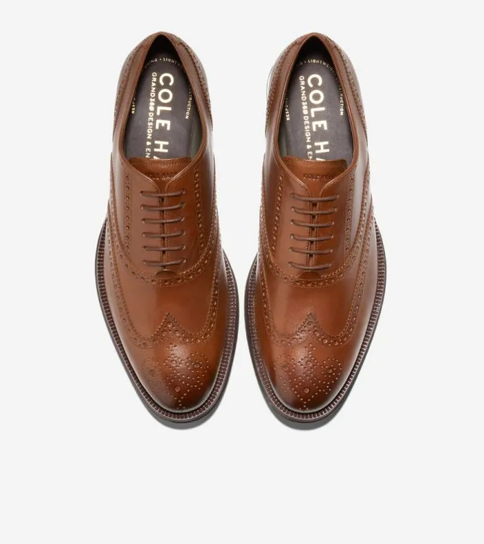 Men Oxfords Cole Haan Modern Classics Wingtip Oxfords British Tandark Chocolate