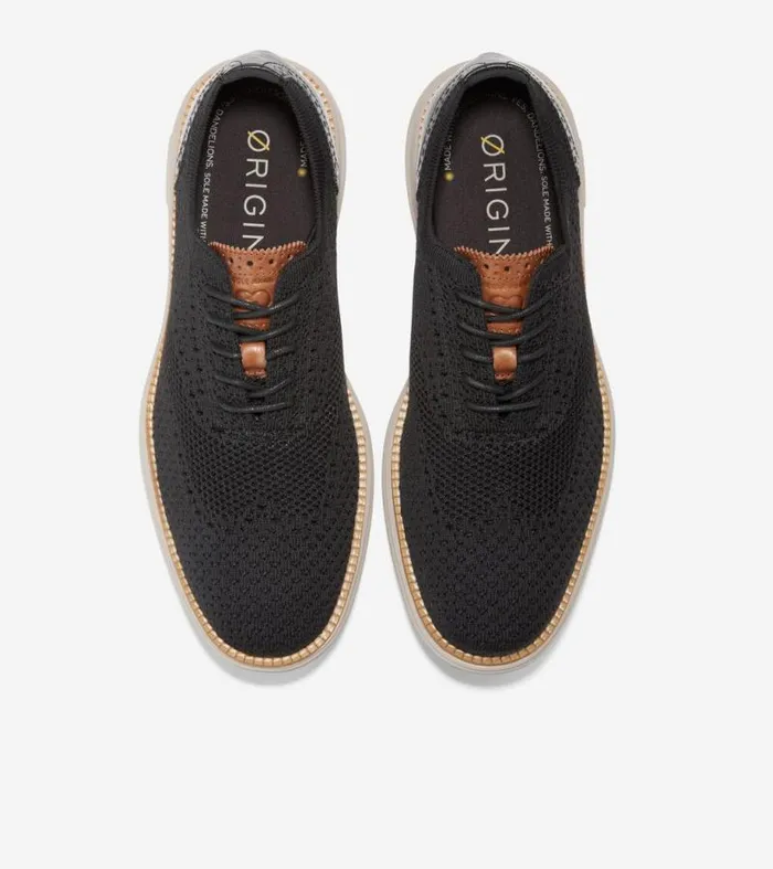 Men Oxfords Cole Haan riginalGrand Remastered Stitchlite Oxfords Blackbritish Tansilver Lining Stitchlitetrade