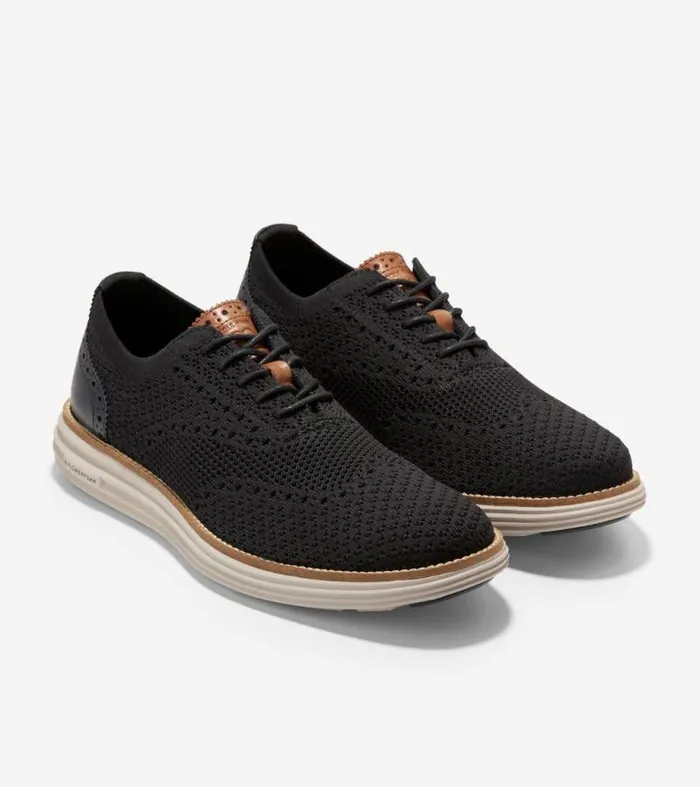 Men Oxfords Cole Haan riginalGrand Remastered Stitchlite Oxfords Blackbritish Tansilver Lining Stitchlitetrade