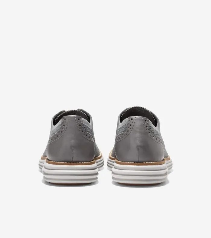 Men Oxfords Cole Haan riginalGrand Remastered Stitchlite Oxfords Quiet Shademicrochip Gray Stitchlitetrade