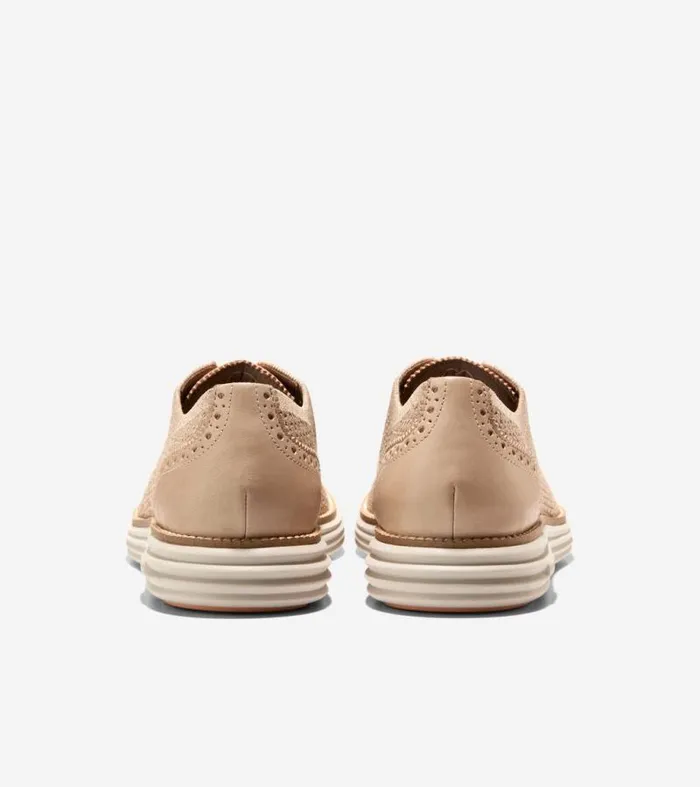 Men Oxfords Cole Haan riginalGrand Remastered Stitchlite Oxfords Sesameirish Coffeesilver