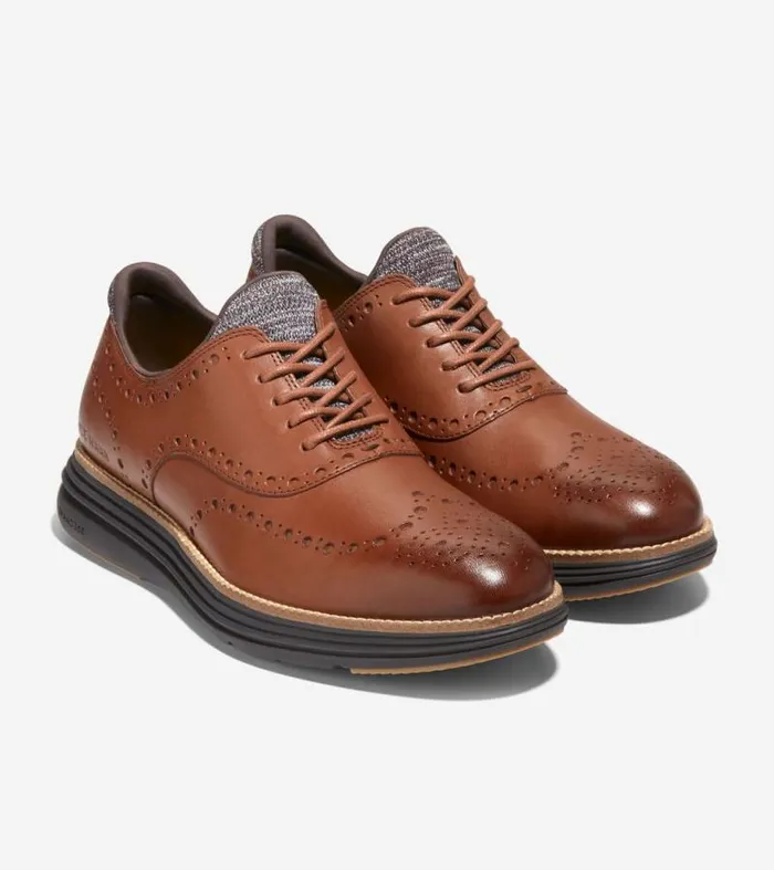 Men Oxfords Cole Haan riginalGrand Ultra Wingtip Oxfords Woodbury Leatherjava