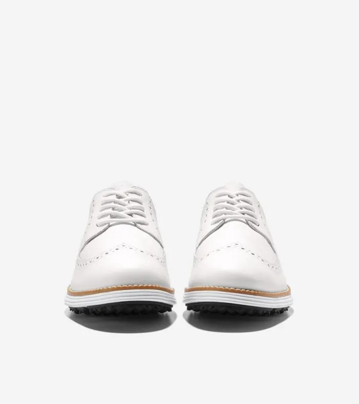 Men Oxfords Cole Haan riginalGrand WaterResistant Golf Shoe Optic Whitenaturaloptic White