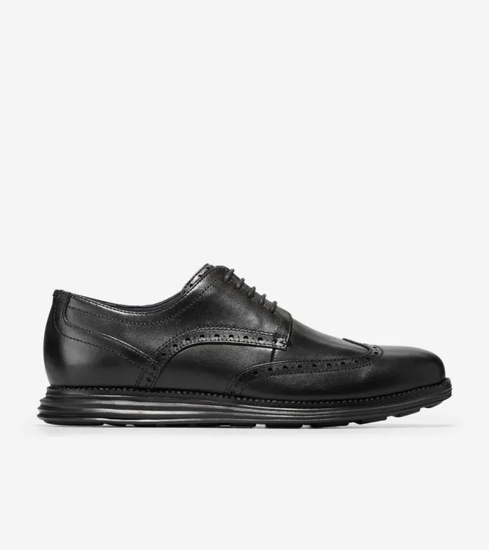 Men Oxfords Cole Haan riginalGrand Wingtip Oxfords Black