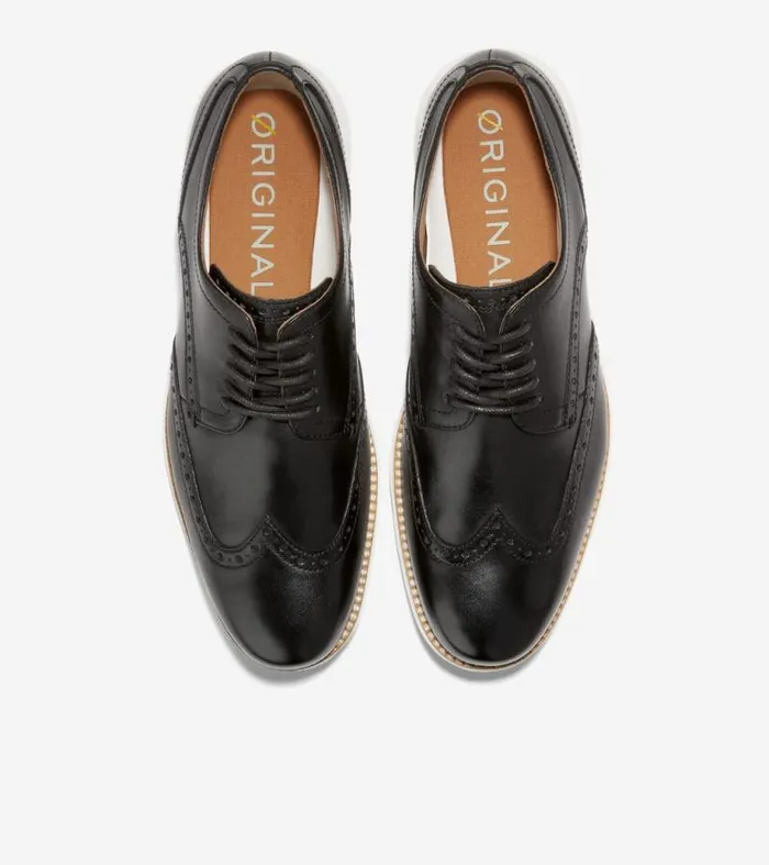 Men Oxfords Cole Haan riginalGrand Wingtip Oxfords Blackwhite
