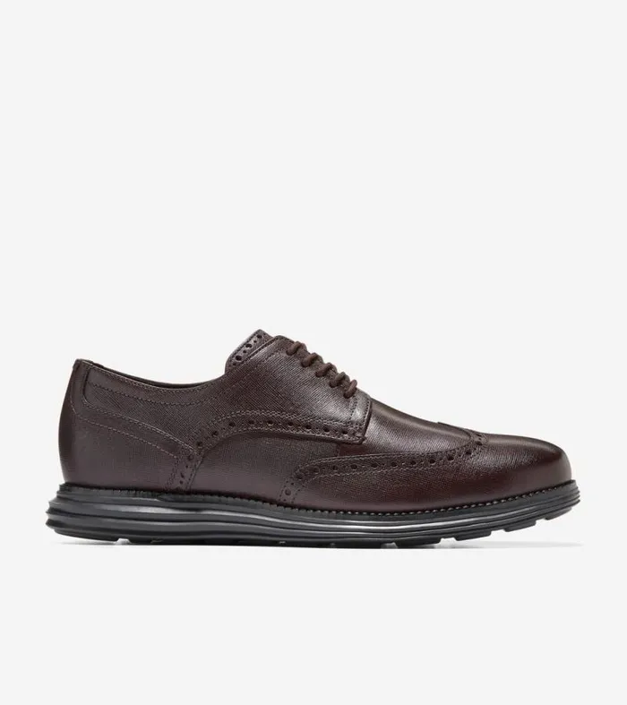 Men Oxfords Cole Haan riginalGrand Wingtip Oxfords Dark Chocolate Saffianoblack Men Oxfords Cole Haan riginalGrand Wingtip Oxfords Dark Chocolate Saffianoblack