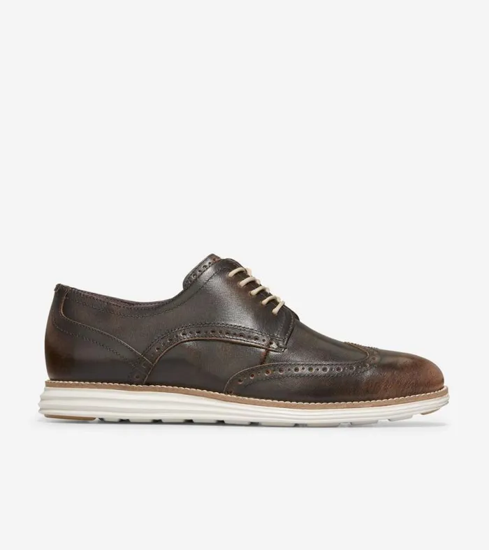 Men Oxfords Cole Haan riginalGrand Wingtip Oxfords Natural Tansilver Birch