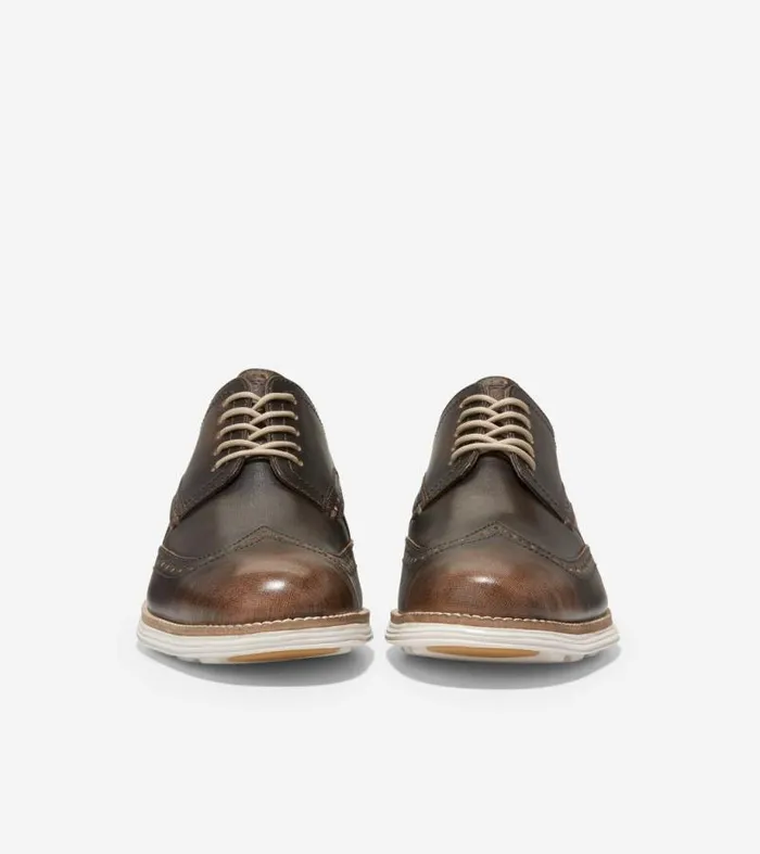 Men Oxfords Cole Haan riginalGrand Wingtip Oxfords Natural Tansilver Birch