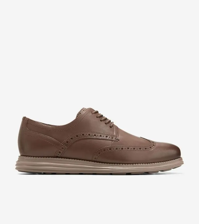 Men Oxfords Cole Haan riginalGrand Wingtip Oxfords Truffle Brownirish Coffee