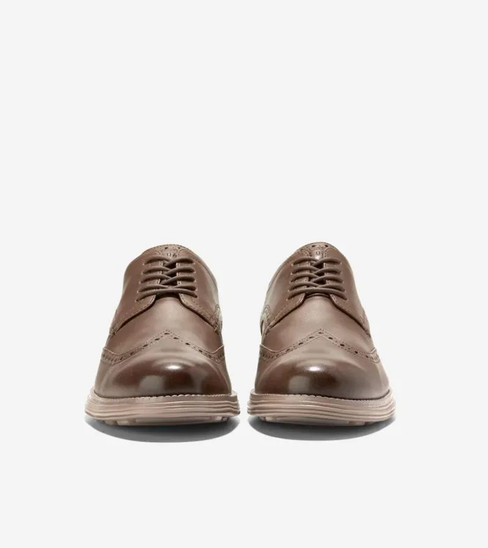 Men Oxfords Cole Haan riginalGrand Wingtip Oxfords Truffle Brownirish Coffee