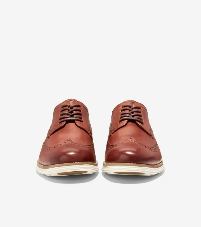 Men Oxfords Cole Haan riginalGrand Wingtip Oxfords Woodburyivory