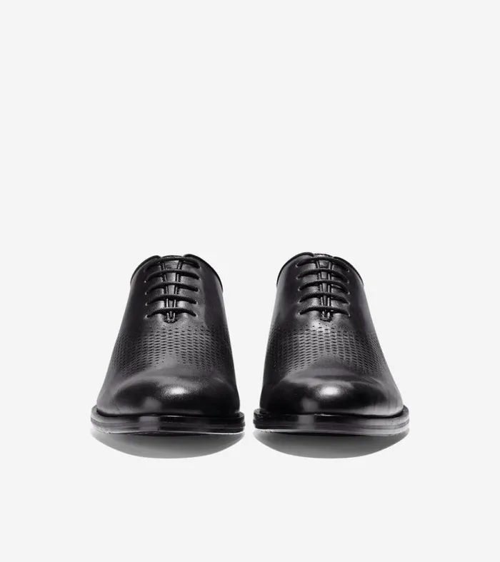 Men Oxfords Cole Haan Washington Grand Laser Wingtip Oxfords Black Leather