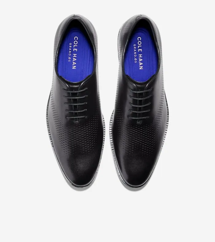 Men Oxfords Cole Haan Washington Grand Laser Wingtip Oxfords Black Leather