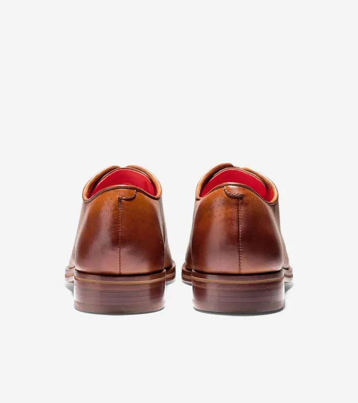Men Oxfords Cole Haan Washington Grand Laser Wingtip Oxfords British Tan Leather
