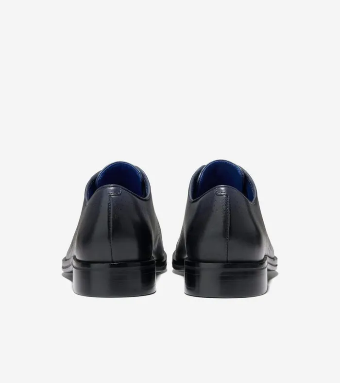 Men Oxfords Cole Haan Washington Grand Laser Wingtip Oxfords Marine Blueblack