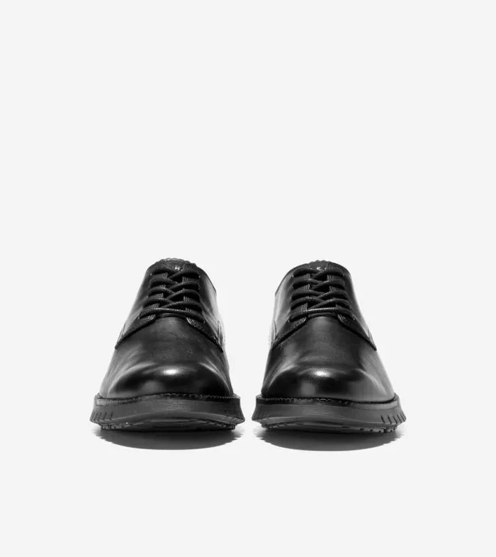 Men Oxfords Cole Haan ZERGRAND Remastered Plain Toe Oxfords Black