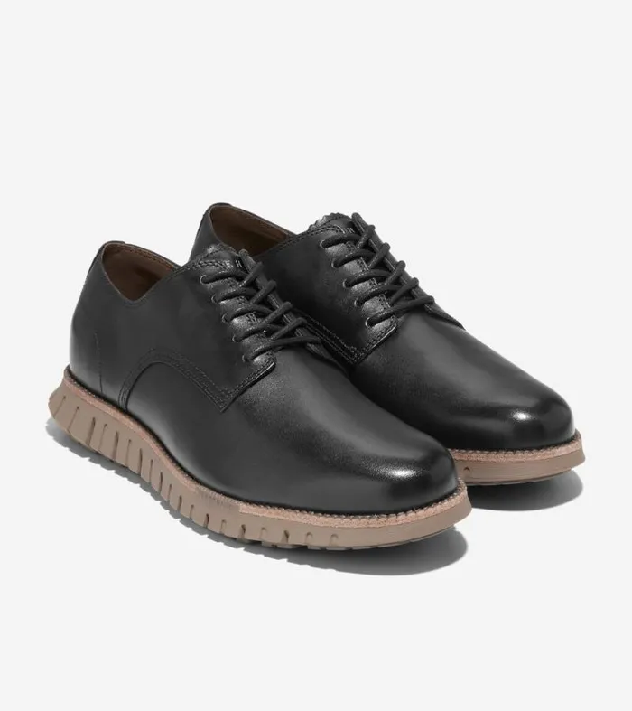 Men Oxfords Cole Haan ZERGRAND Remastered Plain Toe Oxfords Blackirish Coffee