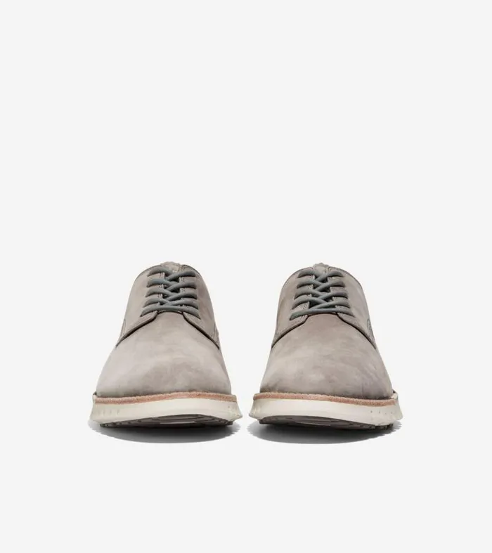 Men Oxfords Cole Haan ZERGRAND Remastered Plain Toe Oxfords Titaniumsilver Birch