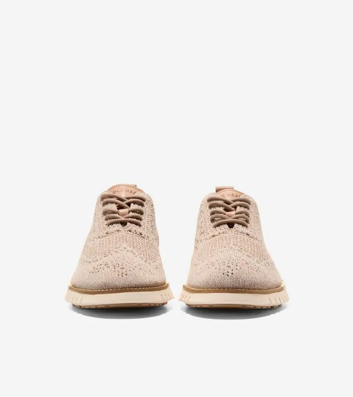 Men Oxfords Cole Haan ZERGRAND Remastered Stitchlite Wingtip Oxfords Amphorabirchivory