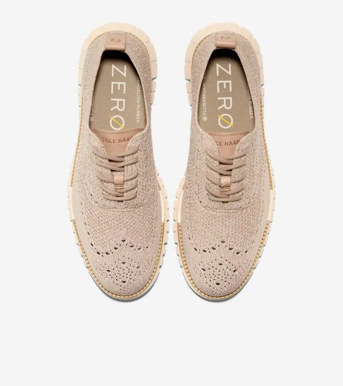 Men Oxfords Cole Haan ZERGRAND Remastered Stitchlite Wingtip Oxfords Amphorabirchivory