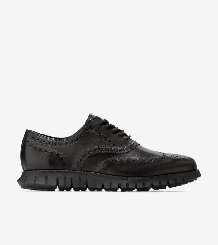Men Oxfords Cole Haan ZERGRAND Remastered Wingtip Oxfords Black